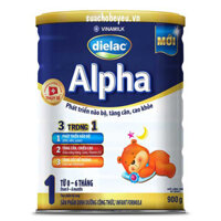 Sữa Dielac Alpha Step 1, Vinamilk, 900g, 0-6 Tháng