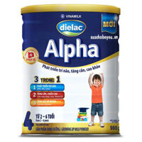 Sữa Dielac Alpha Step 4 - Vinamilk - 900g, 2-6 Tuổi