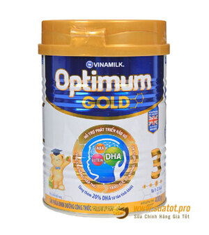 Sữa Dielac Optimum Gold 3 - hộp 900g (dành cho trẻ từ 1-2 tuổi)