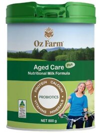 Sữa dinh dưỡng cho người già Oz Farm Aged Care Plus Nutritional Milk hộp 800g