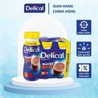 sữa dinh dưỡng DELICAL vị chocolate 12g, 200ml. Dành cho người cần hồi phục sức khỏe,trước và sau PT