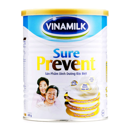 Sữa bột Vinamilk Sure Prevent - hộp 400g (dành cho người cao tuổi)