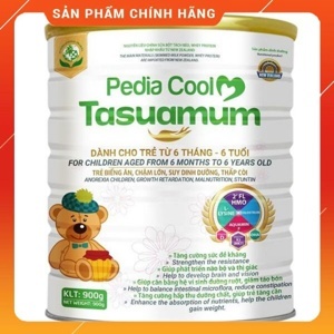 Sữa dinh dưỡng Pedia cool Tasuamum 900g (trẻ từ 6 tháng – 6 tuổi)