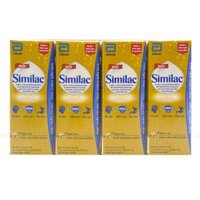 Sữa Dinh Dưỡng Pha Sãn Abbott Similac Hương Vani Lốc 4 Hộp 180ML