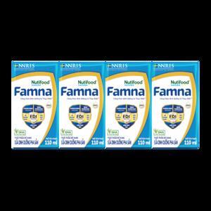 Sữa dinh dưỡng pha sẵn Famna 110ml lốc 4