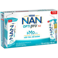 Sữa dinh dưỡng pha sẵn Nestlé NAN OPTIPRO Kid 180ml (Lốc 4 hộp) (cho bé trên 1 tuổi)