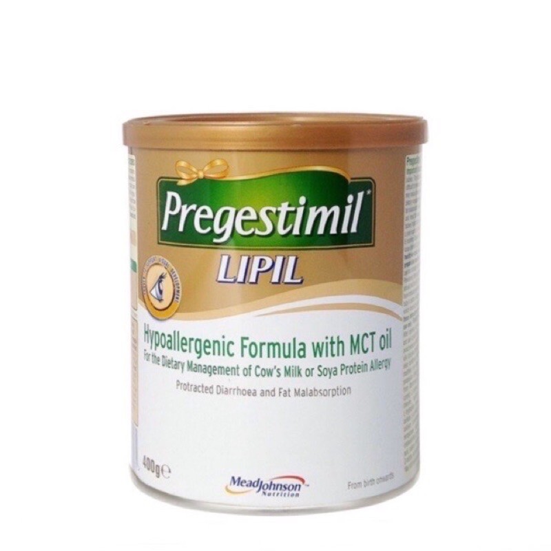 Sữa dinh dưỡng Pregestimil Lipil - hộp 400g (dành cho trẻ dị ứng, kém hấp thu)