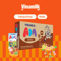 Sữa dinh dưỡng Socola Vinamilk ADM - Thùng 48 hộp 110ml