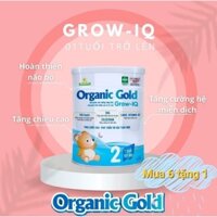 SỮA DINH DƯỠNG TĂNG CHIỀU CAO & TRÍ NÃO CHO TRẺ TỪ 1 TUỔI GROW-IQ 900G (Mua 6 hộp tặng 1 hộp)