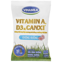 Sữa dinh dưỡng Vinamilk không đường bịch 220ml