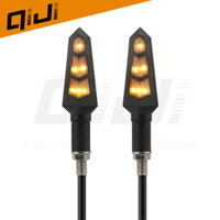 Sửa Đổi Xe Máy Phụ Kiện Đa Năng Xương Cá Hình Chữ Y Xe Máy Hai Màu Loại Trình Tự Chạy Nước LED Đèn Báo Rẽ