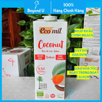 Sữa dừa hữu cơ Ecomil không đường 1L (cập nhật date mới nhất)