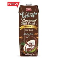 Sữa dừa Socola UFC Velvet Hộp 1 lít (Coconut Chocolate Drink)