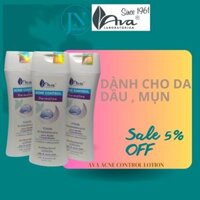 Sữa dưỡng ẩm AVA ACNE CONTROL LOTION 200ML