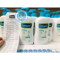 Sữa Dưỡng Ẩm Cetaphil Da Hàng Ngày Cho Bé Baby Daily Lotion 400ml ( SALE SỐC MÙA HÈ,  hàng đủ bill)