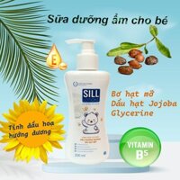 Sữa dưỡng ẩm dịu lành cho bé Sill Lotions tinh dầu hướng dương,bơ hạt mỡ giúp làm mềm,cấp ẩm cho da