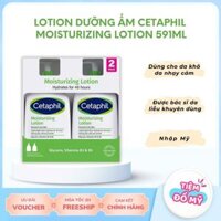 Sữa dưỡng ẩm dịu lành cho da nhạy cảm Cetaphil Moisturizing Lotion 591ML