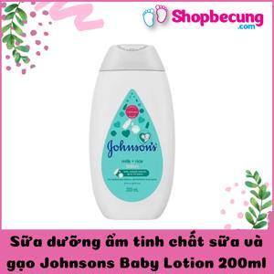 Sữa Dưỡng Ẩm Em Bé Johnson’s Baby Lotion 200ml