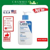 Sữa dưỡng ẩm toàn thân Cerave Moisturizing Lotion 236ml, cảm nhận làn da mềm mại, săn chắc, tươi sáng
