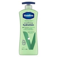 Sữa dưỡng da cho cơ thể Vaseline Intensive Care Soothing Hydration Body Lotion Aloe Soothe 20.3Oz 600ml