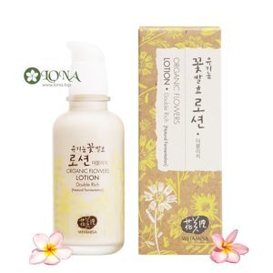 Sữa Dưỡng Da Dành Cho Da Thường Lẫn Da Khô Whamisa Organic Flowers Lotion Double Rich 120ml