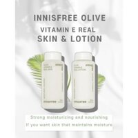 Sữa Dưỡng Da Innisfree Olive Vitamin E 170mL - Công Thức Dưỡng Ẩm Và Nuôi Dưỡng