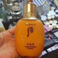 SỮA DƯỠNG DA và  Nước Hoa Hồng THE HISTORY Of WHOO VÀNG Essential Nourishing Emulsion