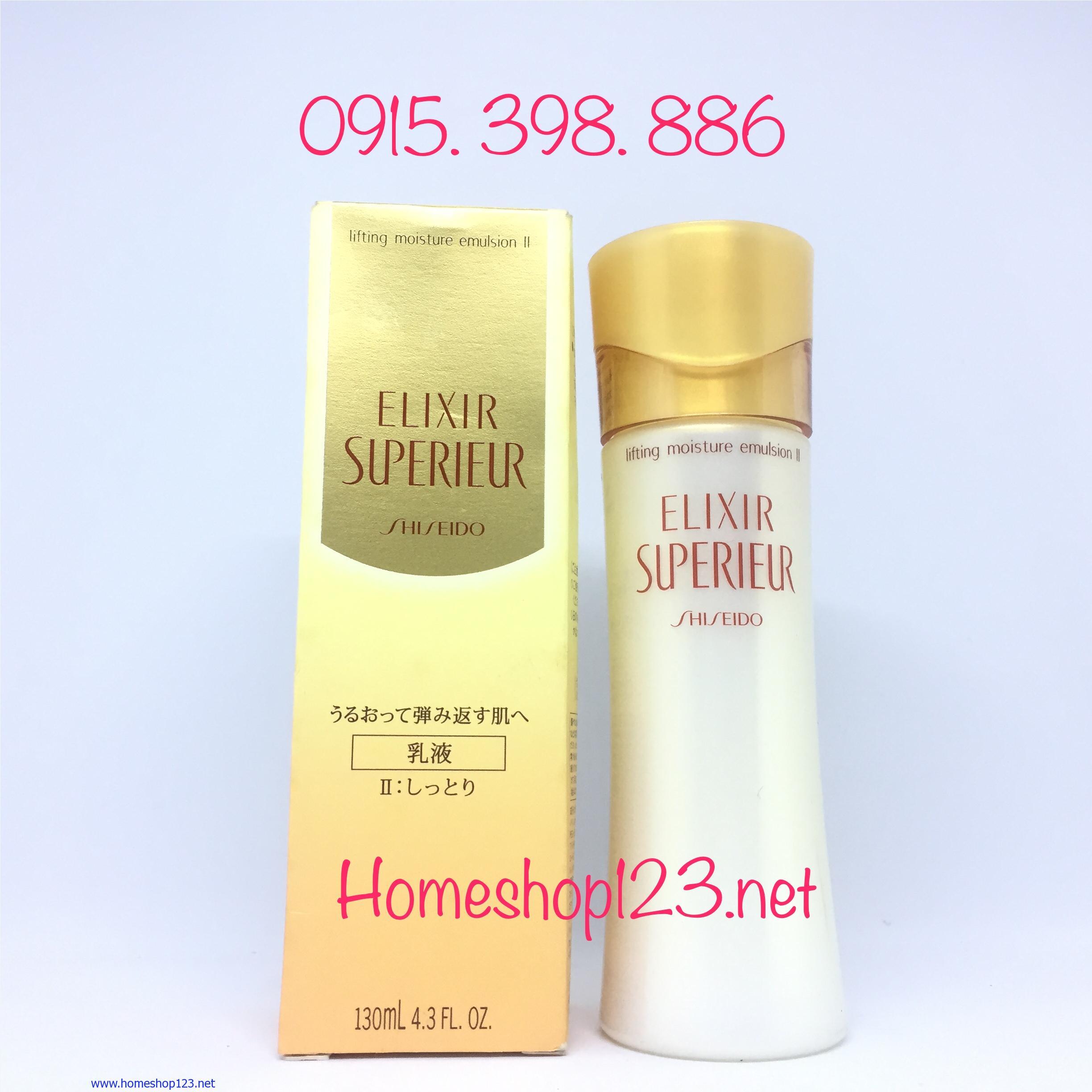 Sữa dưỡng Shiseido Elixir Superieur Lifting moistre Emulsion II