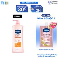 Sữa Dưỡng Thể 350Ml Vaseline Dưỡng Ẩm Sáng Da Chống Nắng Spf24Pa Sun  Pollution Protection Bảo Vệ Da Tới 4H Với Spf 24 Pa