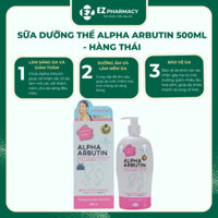 Sữa dưỡng thể Alpha Arbutin 500ml - Hàng thái