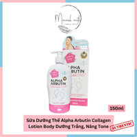 Sữa Dưỡng Thể Alpha Arbutin Collagen Lotion Kem Body Dưỡng Trắng, Nâng Tone Thái Lan 500ml