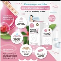 sữa dưỡng thể alpha arbutin(500ml)