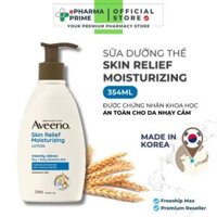 Sữa Dưỡng Thể Aveeno Skin Relief Moisturizing Lotion Cho Da Nhạy Cảm, Khô Ngứa 354ml