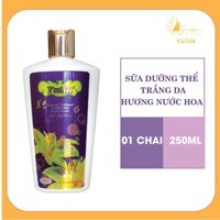 Sữa dưỡng thể body dưỡng trắng da, nâng tone, chống nắng SPF50 250ml Yutin YB-211