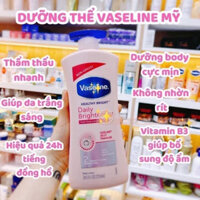 Sữa dưỡng thể body Vaseline bản Mỹ chai 725ml