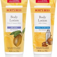 Sữa dưỡng thể Burts Bees body lotion 170g - Normal to Dry Skin/Dry Skin (Mỹ)