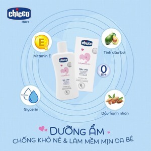 Sữa dưỡng thể chiết xuất hạnh nhân Chicco 500ml