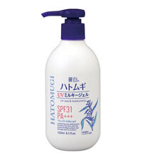 Sữa dưỡng thể chống nắng Hatomugi UV Milkey Gel nhập khẩu Nhật Bản nội địa nguyên thùng