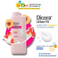 Sữa dưỡng thể Dicora Urban Fit Vitamin C Vitamin B Dưỡng Da Khỏe Mạnh Trắng Sáng 400ml