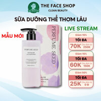 Sữa dưỡng thể dưỡng ẩm tốt trắng da thơm lâu hương nước hoa nhài The Face Shop Perfume Seed Rich Body Milk 300ml