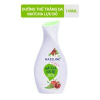 Sữa Dưỡng Thể Dưỡng Trắng Hazeline Matcha Lựu Đỏ 140ml