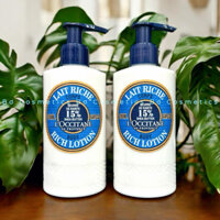 Sữa Dưỡng Thể Giàu Ẩm Bơ Đậu Mỡ Shea Butter Rich Body Lotion 250ml l'occitane Loccitane