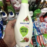 Sữa dưỡng thể Hazeline matcha lựu đỏ 370ml