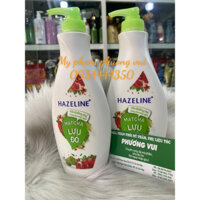 Sữa Dưỡng Thể Hazeline Matcha Lựu Đỏ Dưỡng Trắng - 370ml