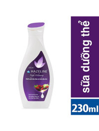 Sữa Dưỡng Thể Hazeline Trắng Da Toàn Thân Ban Đêm (230g)