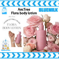 Sữa dưỡng thể hương nước hoa Am:Tree Flora, kem dưỡng ẩm body cấp ẩm hương hoa hồng, Lotion body cao cấp hàn quốc 300ml