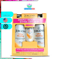 Sữa dưỡng thể Jergens Ultra Healing Set 3(621ml x2)+88ml