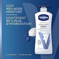 Sữa dưỡng thể không mùi Vaseline Intensive Care Advanced Repair 600 ml (Mỹ)