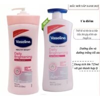 SỮA DƯỠNG THỂ LÀM TRẮNG DA MỸ USA VASELINE HEALTHY BRIGHT DAILY 725ML