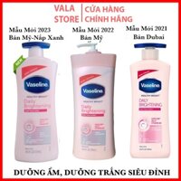 Sữa Dưỡng Thể Làm Trắng Da Dưỡng Ẩm Chống Nắng Vaseline Heathy White 725ml Vala Store